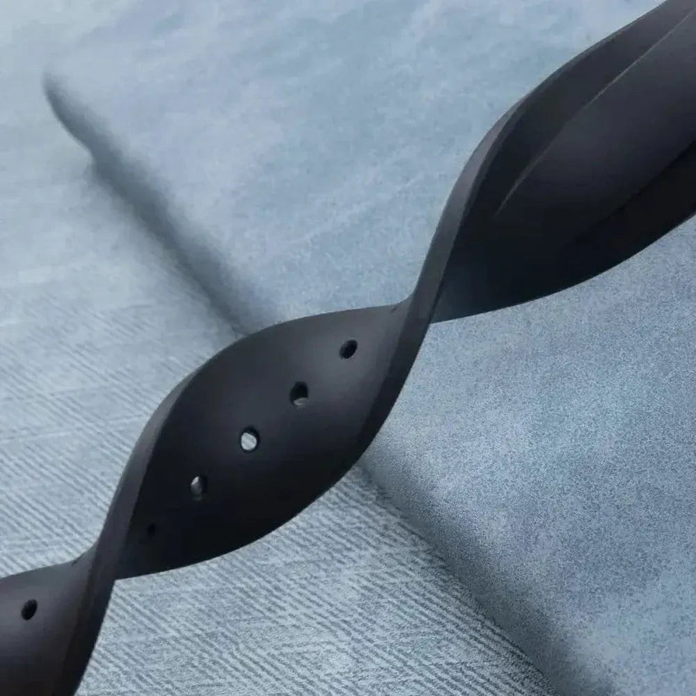 22mm FKM Rubber Curved-End Watch Strap – Folding Clasp, Bent-Lug Design-VivaStraps-Viva Timepiece