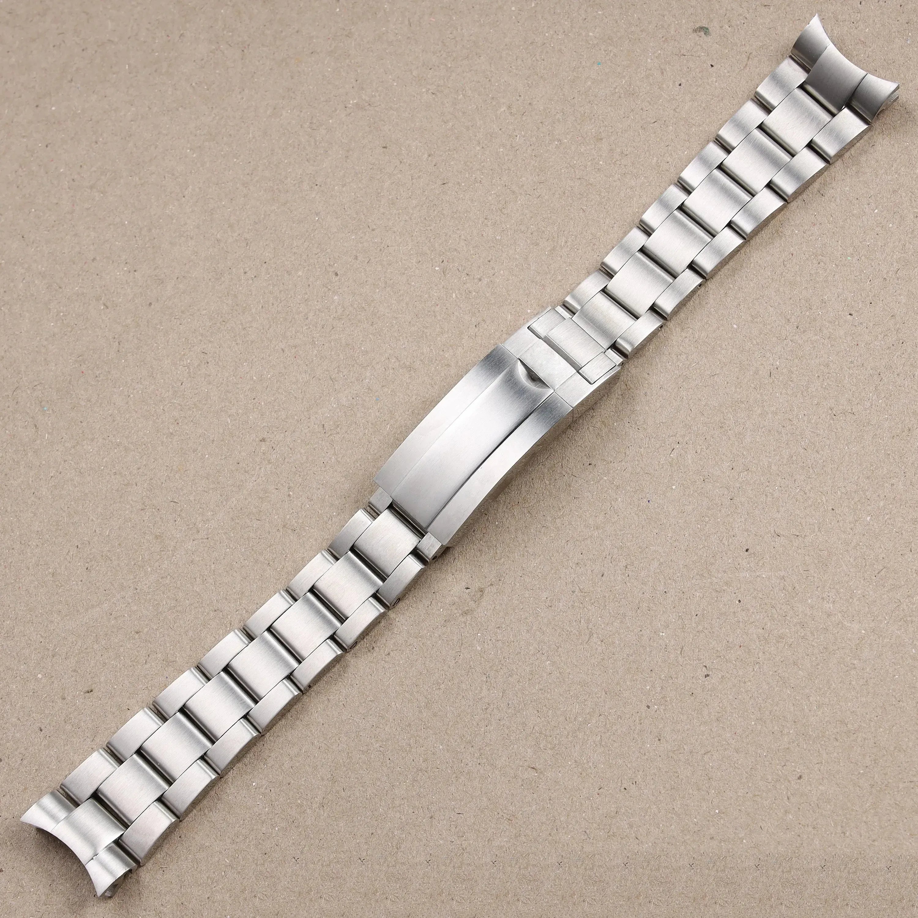 Matte & Polished Bracelet 904L Stainless Steel Watch Band with Glidelock Clasp – 20mm / 21mm-ChronoCraft-Viva Timepiece