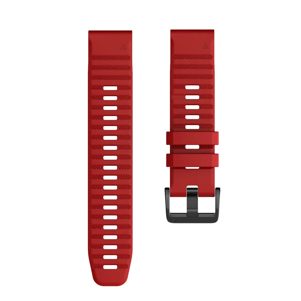 QuickFit Silicone Watch Band Compatible with Garmin Fenix & Epix (22mm / 26mm)