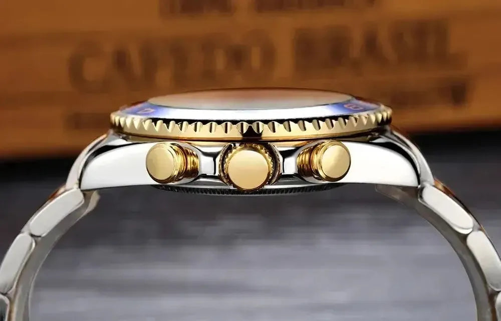 Paulareis 44mm Automatic Sport Watch – Hardlex Crystal, Steel Bracelet-Paulareis-Viva Timepiece