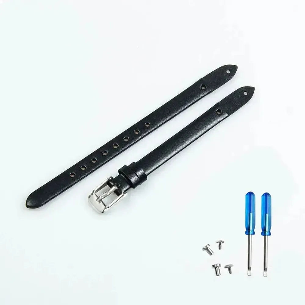 8mm Genuine Leather Watch Strap Compatible with Fossil ES Series-VivaStraps-Viva Timepiece