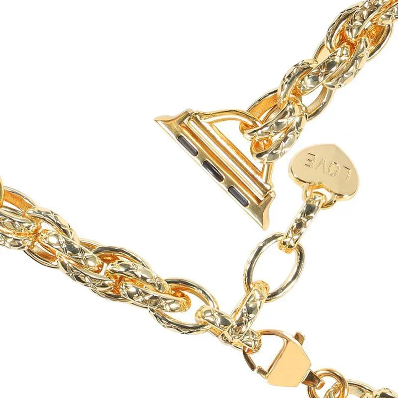 Jewelry Chain Metal Watch Band – Compatible with Apple Watch
