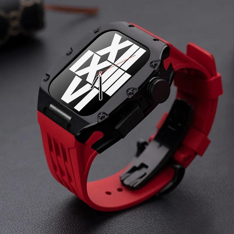 UG0459B Metal Steel Cases Kit for Apple Watch 7 8 44/45 mm - Watch Accessories - Viva Timepiece