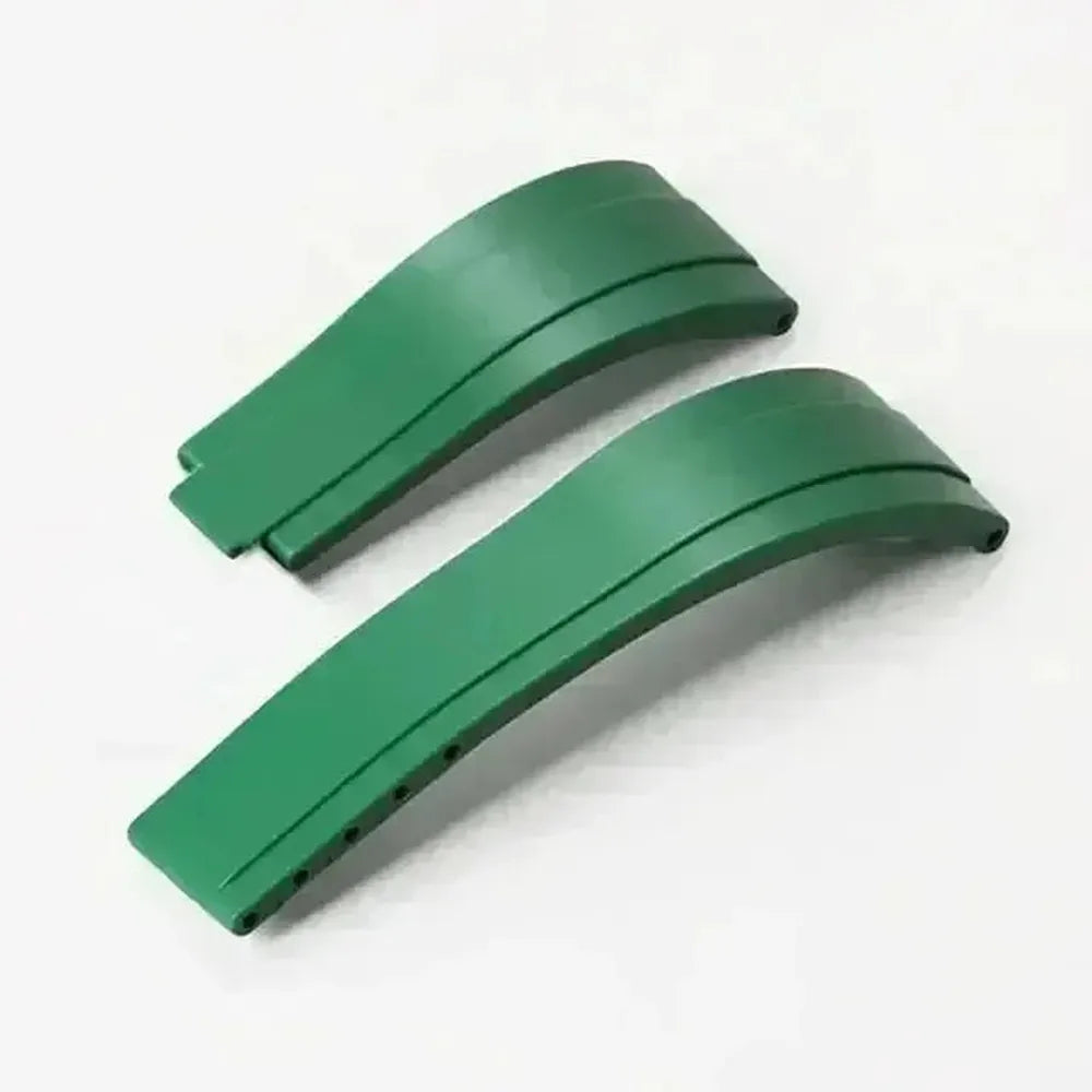 20mm Curved-End Rubber Watch Strap with Folding Clasp-VivaStraps-Viva Timepiece