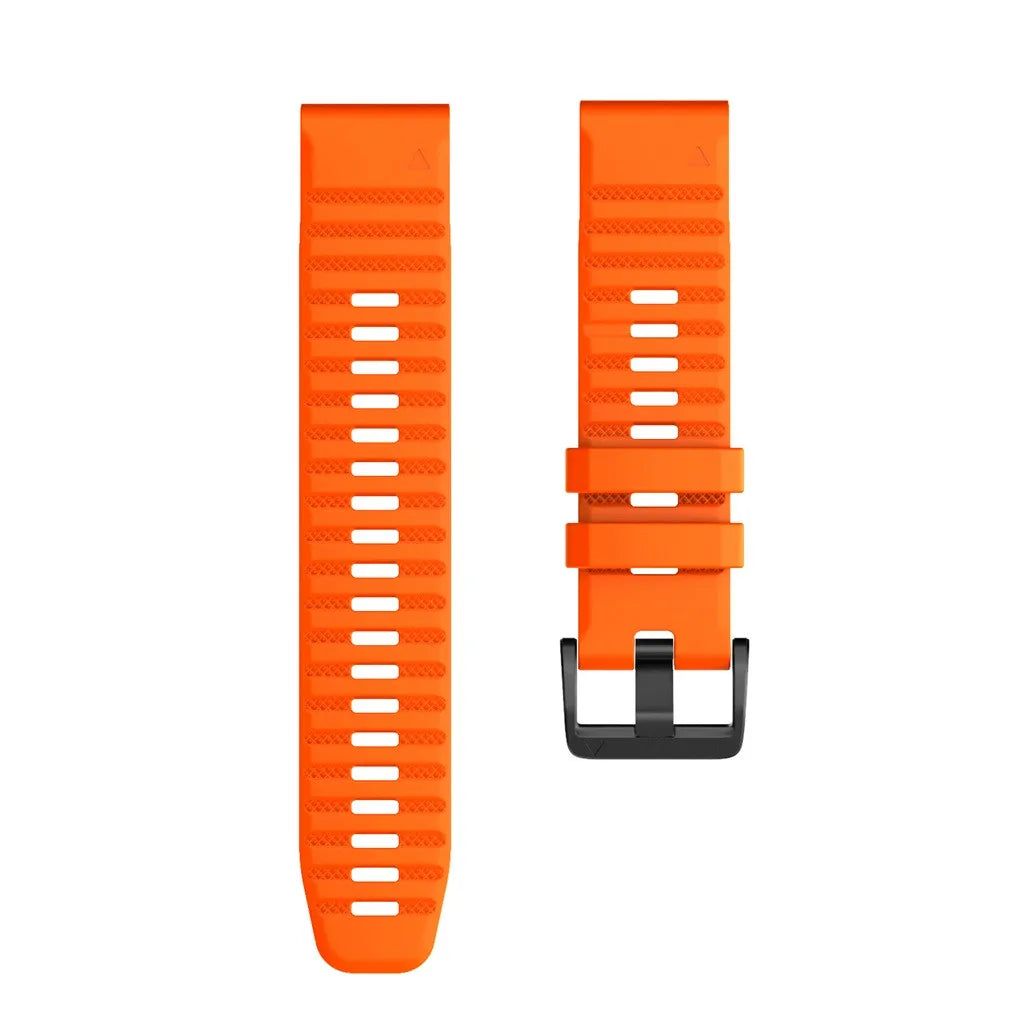 QuickFit Silicone Watch Band Compatible with Garmin Fenix & Epix (22mm / 26mm)