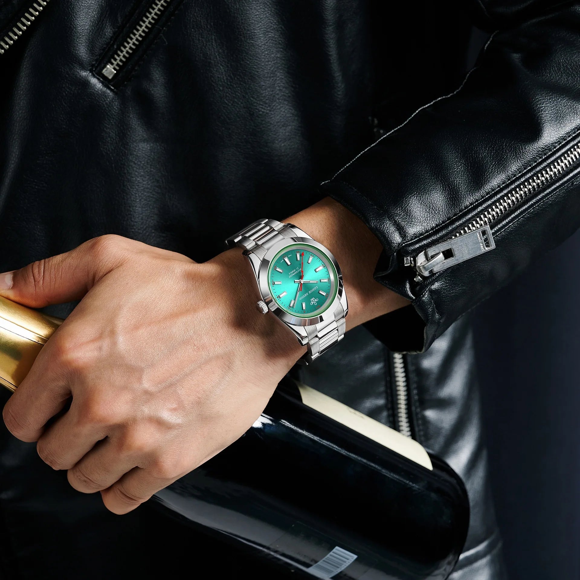 LGXIGE 40mm Quartz Classic Watch – Stainless Steel, Hardlex Crystal-LGXIGE-Viva Timepiece