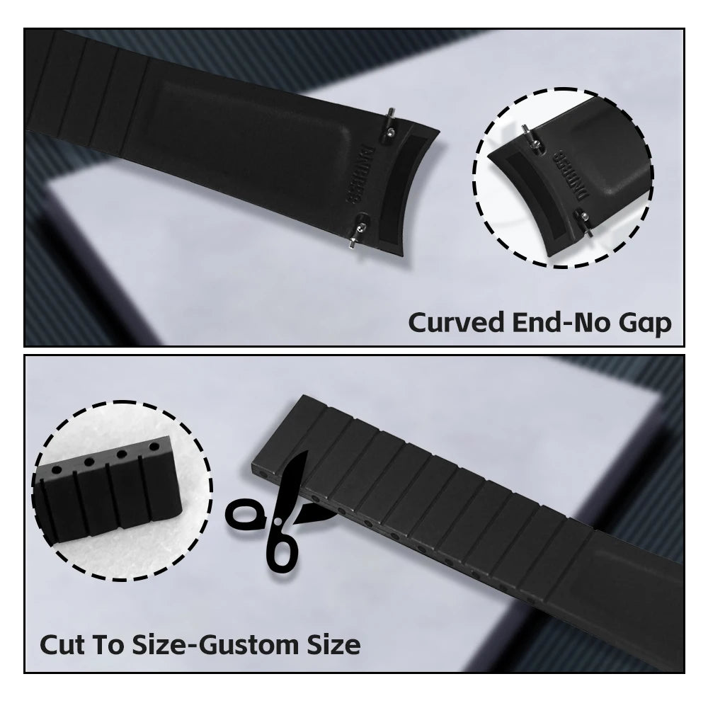 CTS 20mm Fluoro Rubber Watch Strap – Compatible with Tudor BB58 & Ranger 39-VivaStraps-Viva Timepiece
