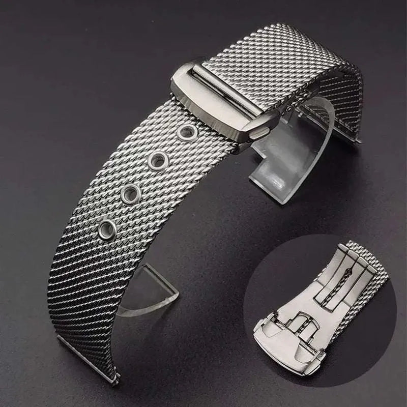 Stainless Steel Mesh Strap for Seamaster Diver – 20mm 22mm-VivaStraps-Viva Timepiece