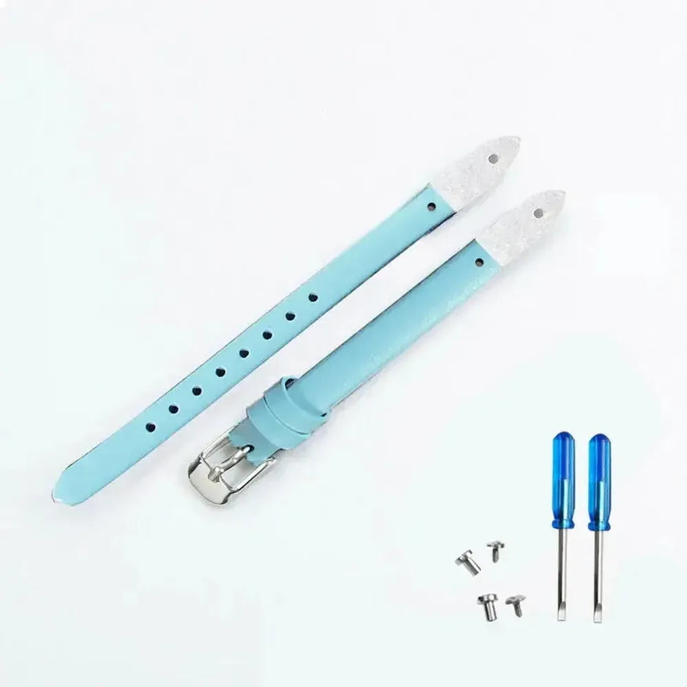 8mm Genuine Leather Watch Strap Compatible with Fossil ES Series-VivaStraps-Viva Timepiece