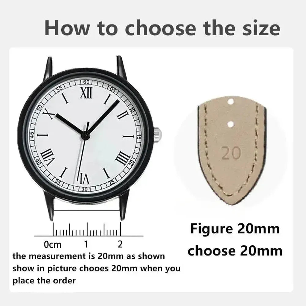 Premium Alligator-Pattern Leather Watch Strap with Butterfly Clasp – 14mm to 24mm-VivaStraps-Viva Timepiece