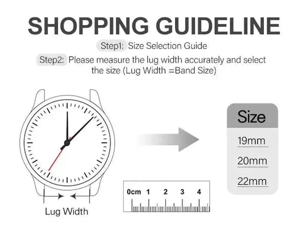 FKM Cut-to-Fit Performance Rubber Watch Strap, 18-22mm-VivaStraps-Viva Timepiece