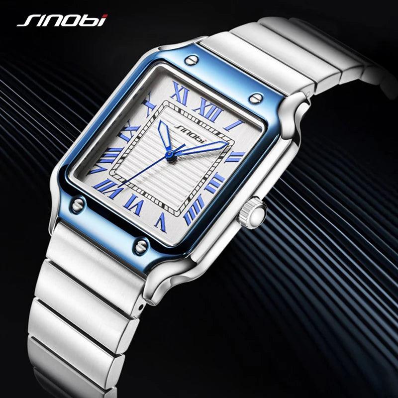 SINOBI Casual Men's Quartz Business Square Watches - Viva Timepiece