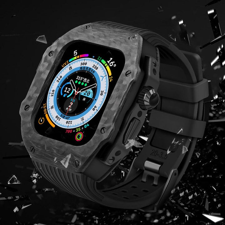 UC0649 Carbon Fiber Cases For Apple Watch 44-45, Ultra - Watch Accessories - Viva Timepiece - Viva Timepiece