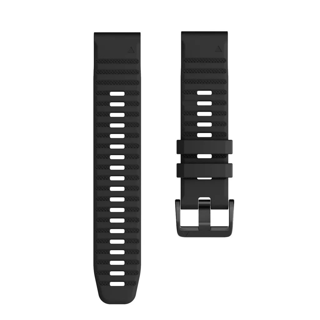 QuickFit Silicone Watch Band Compatible with Garmin Fenix & Epix (22mm / 26mm)