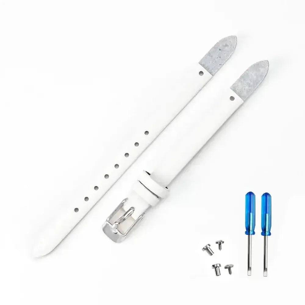 8mm Genuine Leather Watch Strap Compatible with Fossil ES Series-VivaStraps-Viva Timepiece