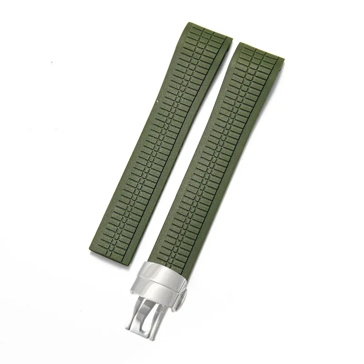 Silicone Rubber Watch Strap 21mm – Compatible with Patek Philippe Aquanaut 5164/5167