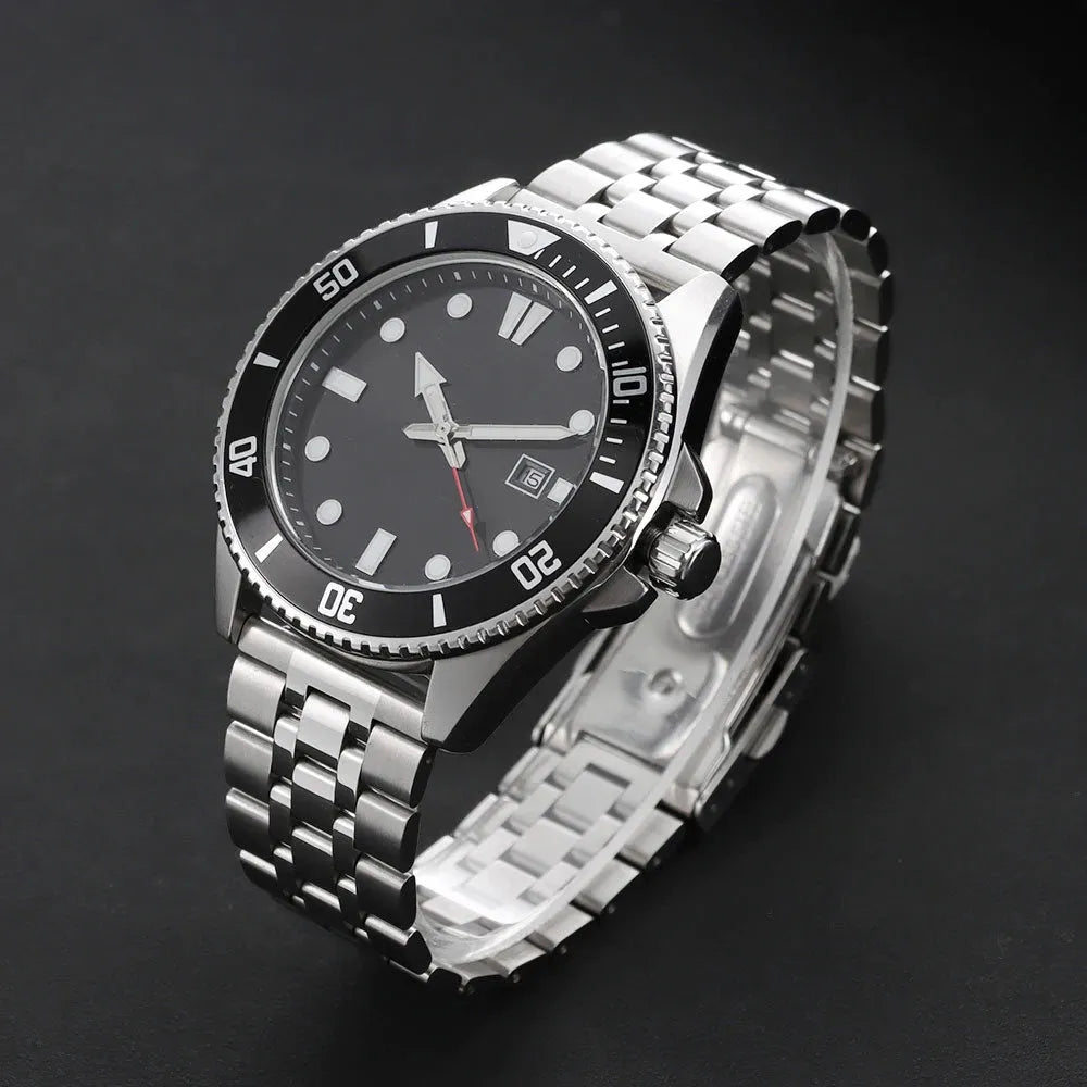Solid Stainless Steel 5-Link Watch Band 20mm / 22mm – Folding Clasp-ChronoCraft-Viva Timepiece