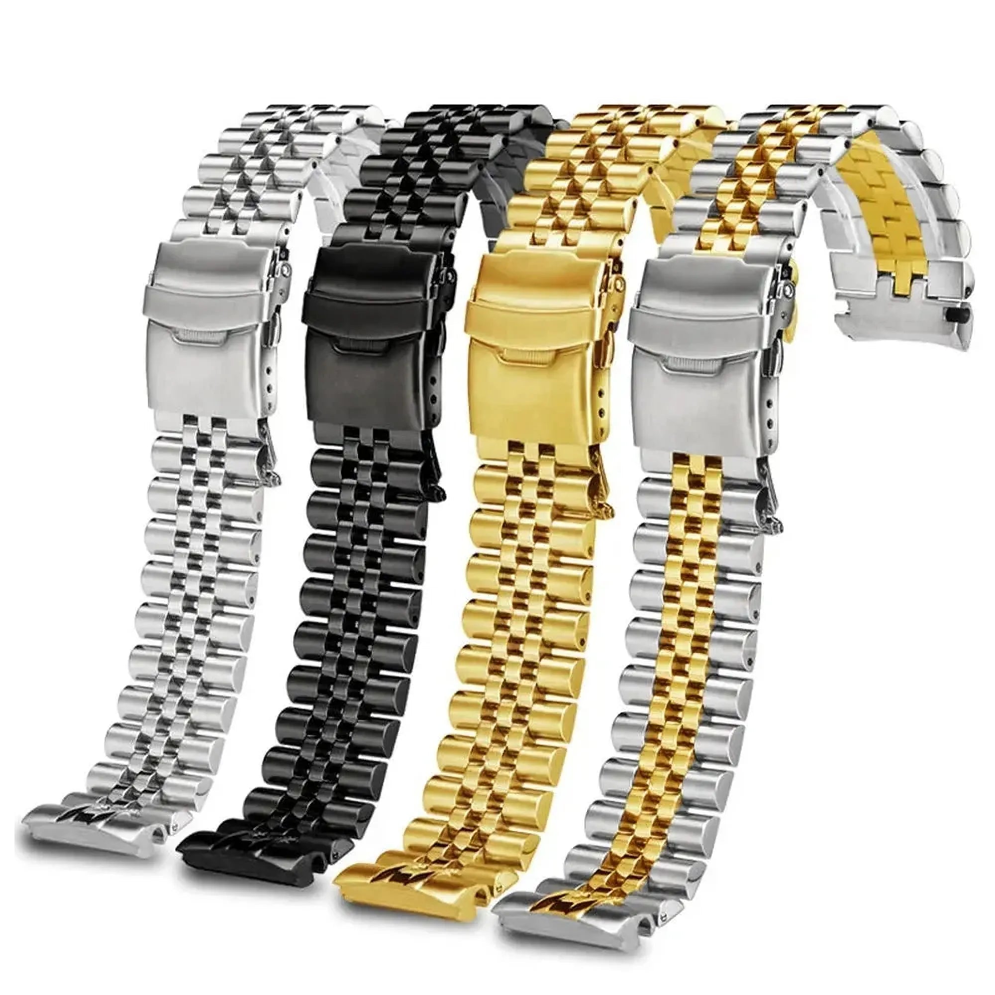 Solid Stainless Steel Watch Band 22mm – Compatible with Turtle Series-ChronoCraft-Viva Timepiece