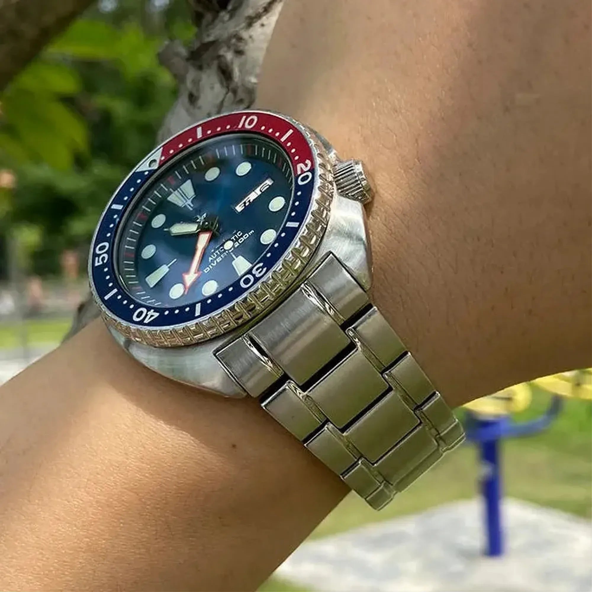 Solid Stainless Steel Watch Band 22mm – Compatible with Turtle Series-ChronoCraft-Viva Timepiece
