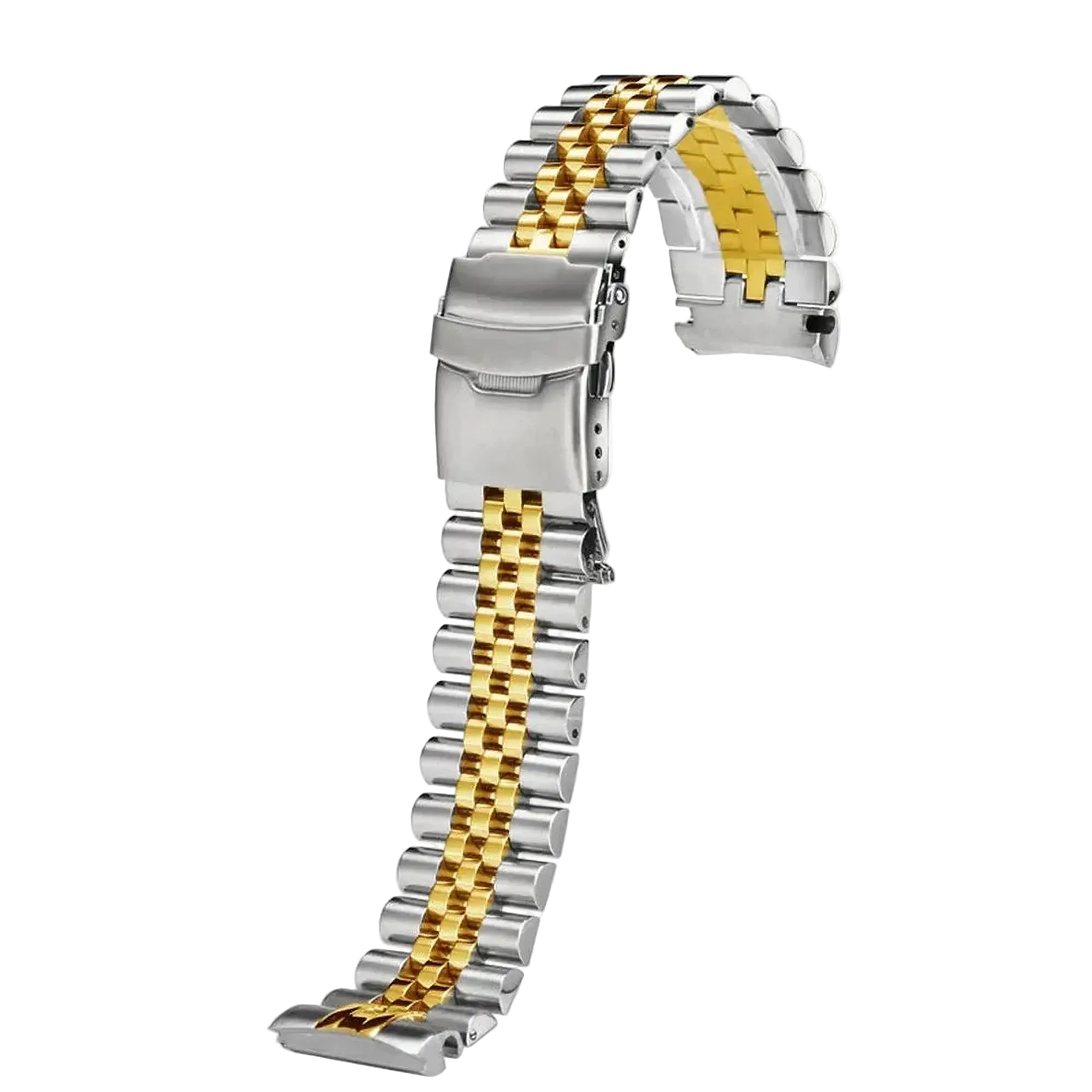 Solid Stainless Steel Watch Band 22mm – Compatible with Turtle Series-ChronoCraft-Viva Timepiece