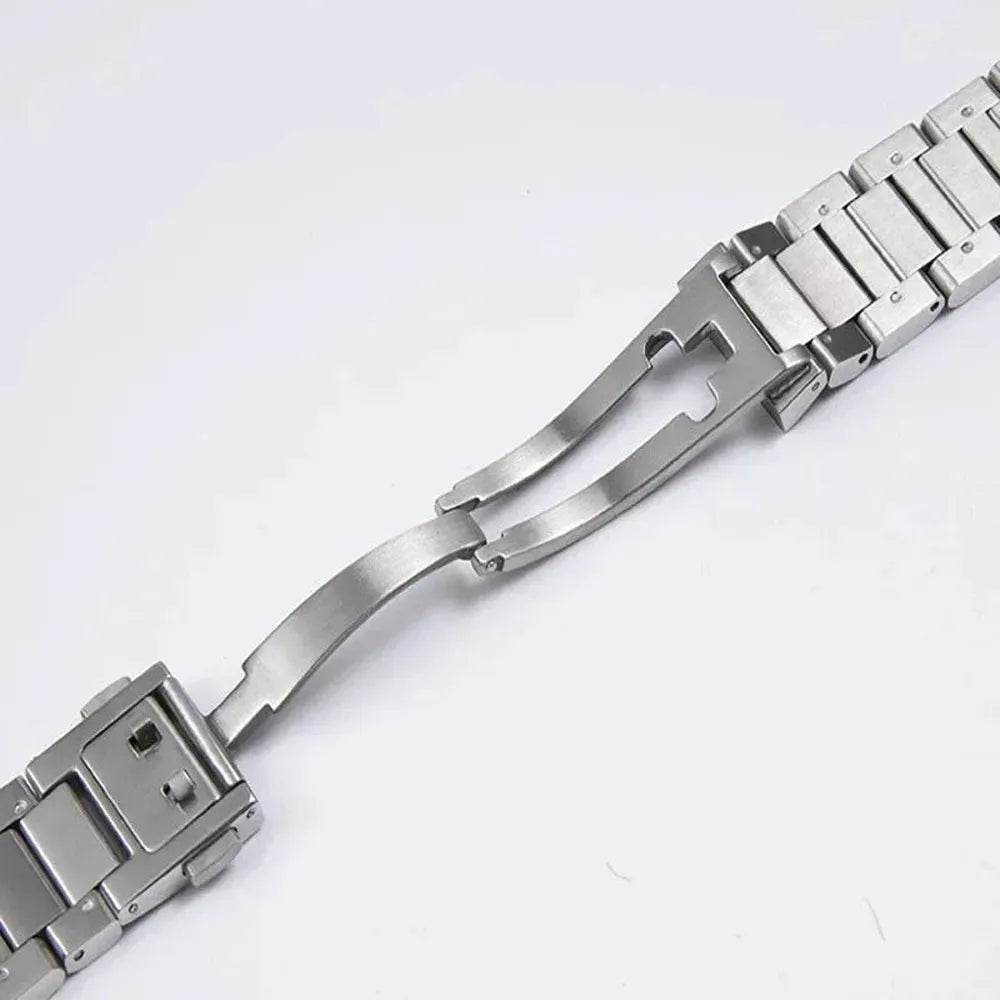 Stainless Steel Curved-End Watch Band 22mm – Compatible with TAG Heuer Carrera CBN2A1D-ChronoCraft-Viva Timepiece
