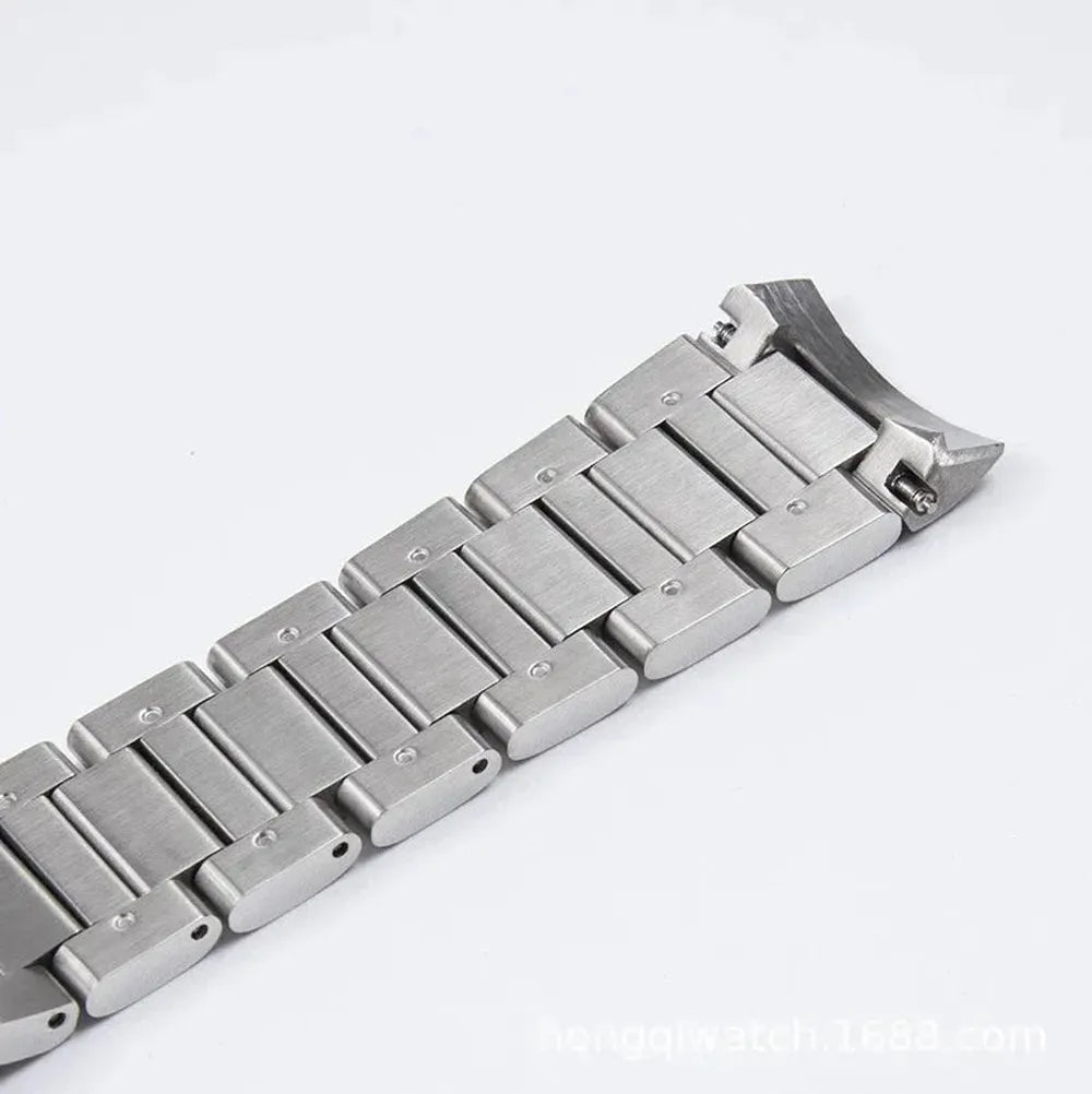 Stainless Steel Curved-End Watch Band 22mm – Compatible with TAG Heuer Carrera CBN2A1D-ChronoCraft-Viva Timepiece