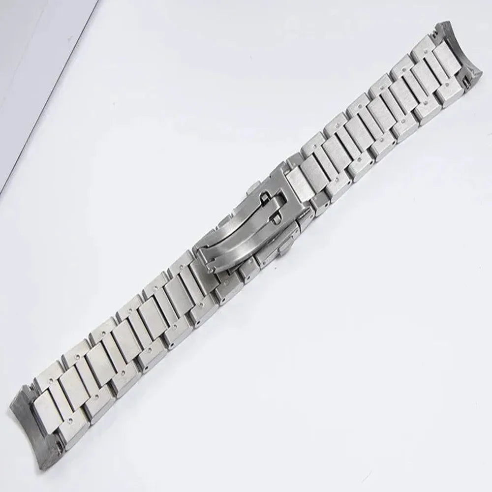 Stainless Steel Curved-End Watch Band 22mm – Compatible with TAG Heuer Carrera CBN2A1D-ChronoCraft-Viva Timepiece