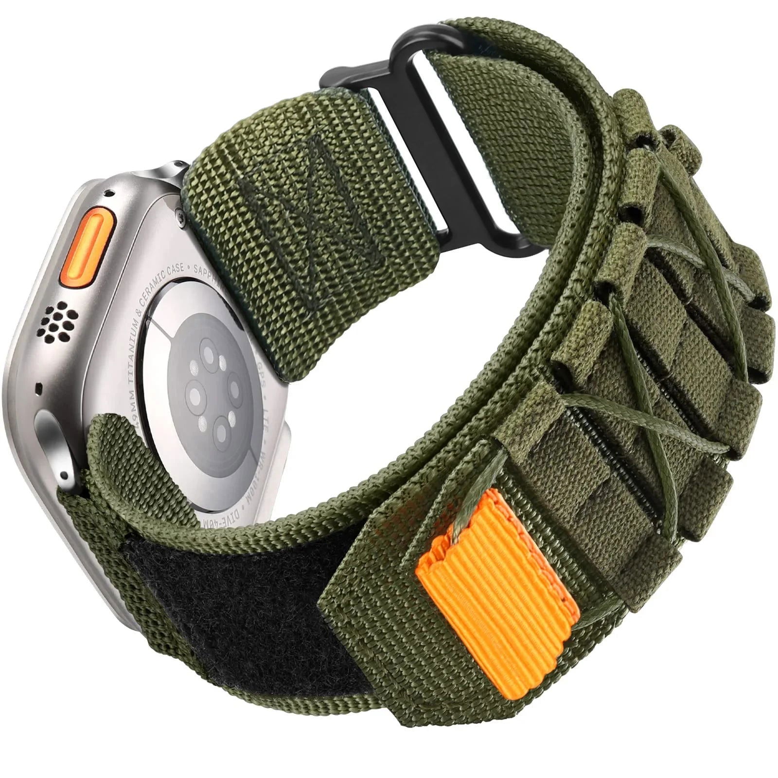 Tactical Alpine Loop Sport Bracelet Universal Apple Watch Band Army Green 38mm 40mm 41mm