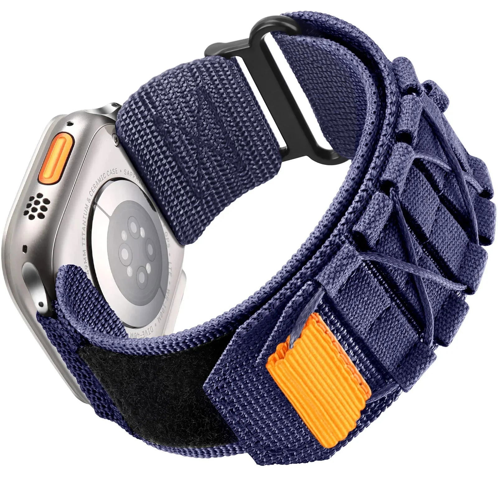 Tactical Alpine Loop Sport Bracelet Universal Apple Watch Band Blue 42mm and 44mm
