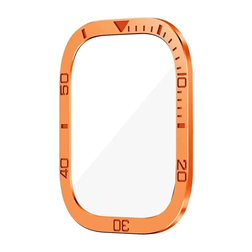 Tempered Glass Protective Bezel Frame Compatible with Apple Watch Ultra 49mm