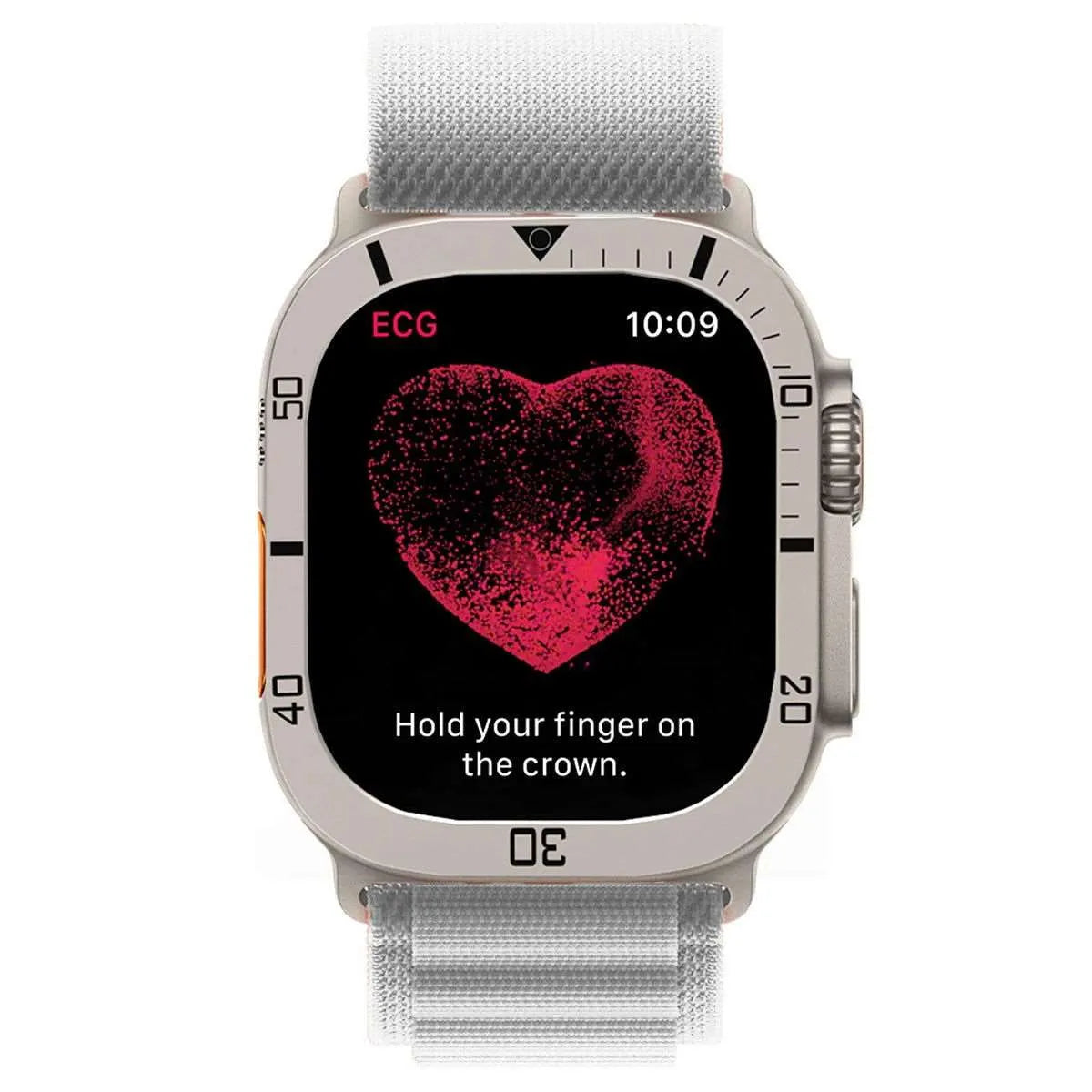 Tempered Glass Protective Bezel Frame Compatible with Apple Watch Ultra 49mm