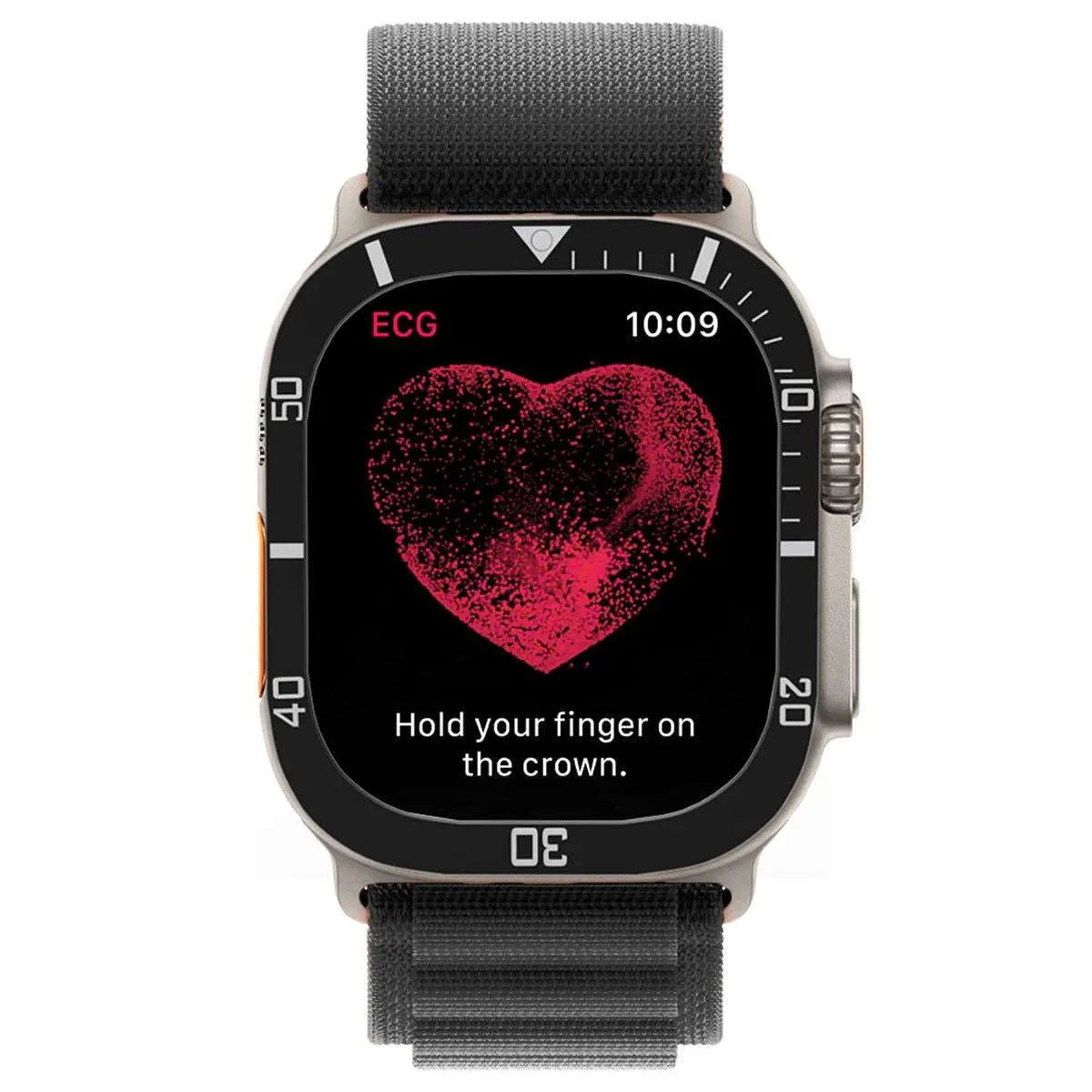 Tempered Glass Protective Bezel Frame Compatible with Apple Watch Ultra 49mm