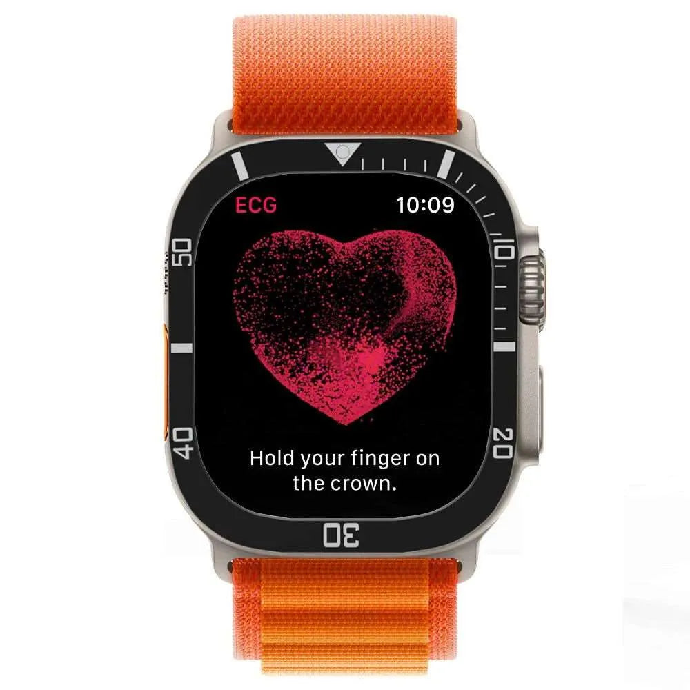 Tempered Glass Protective Bezel Frame Compatible with Apple Watch Ultra 49mm