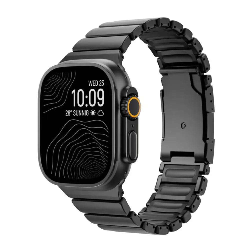 Titanium Magnetic Bracelet Strap – Compatible with Apple Watch