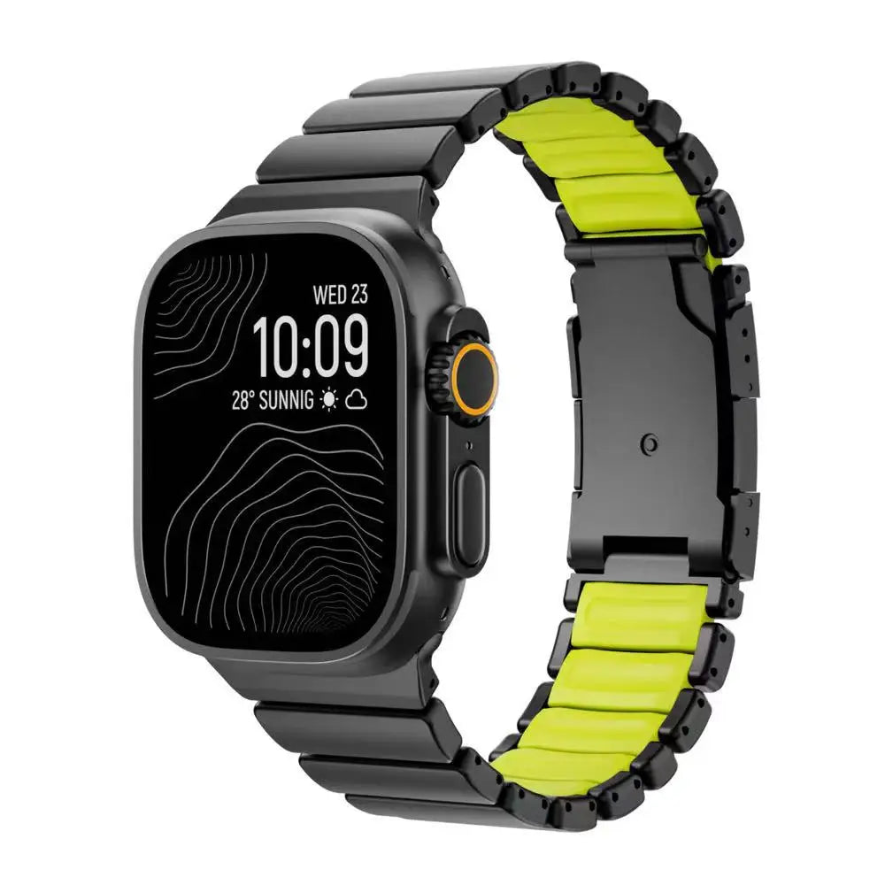 Titanium Magnetic Bracelet Strap – Compatible with Apple Watch