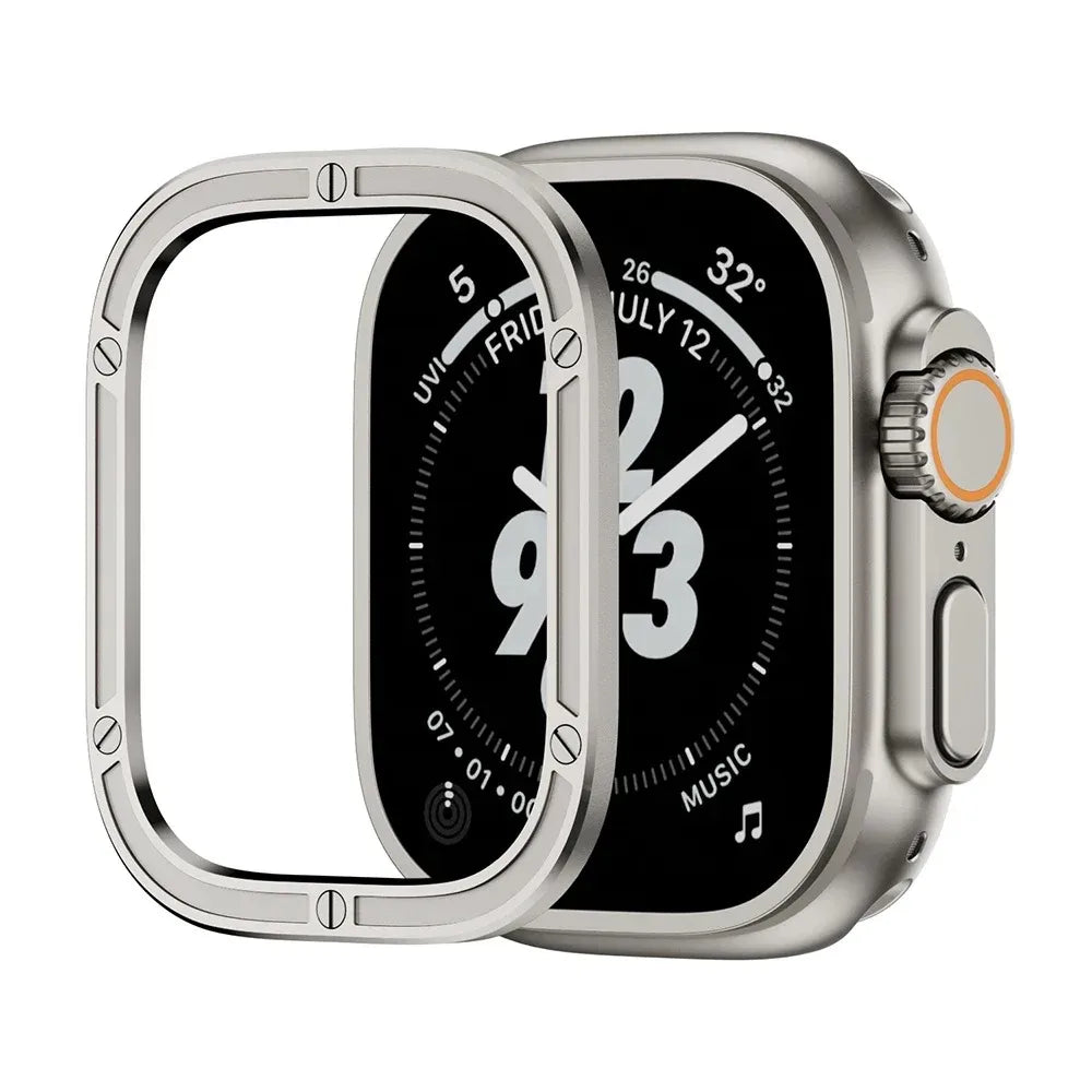 Stainless steel apple watch bumper sales