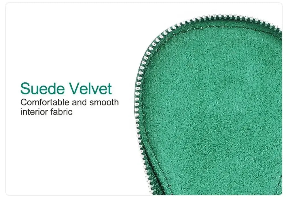 VivaPort Retro Leather Single Slot Watch Case Travel Pouch