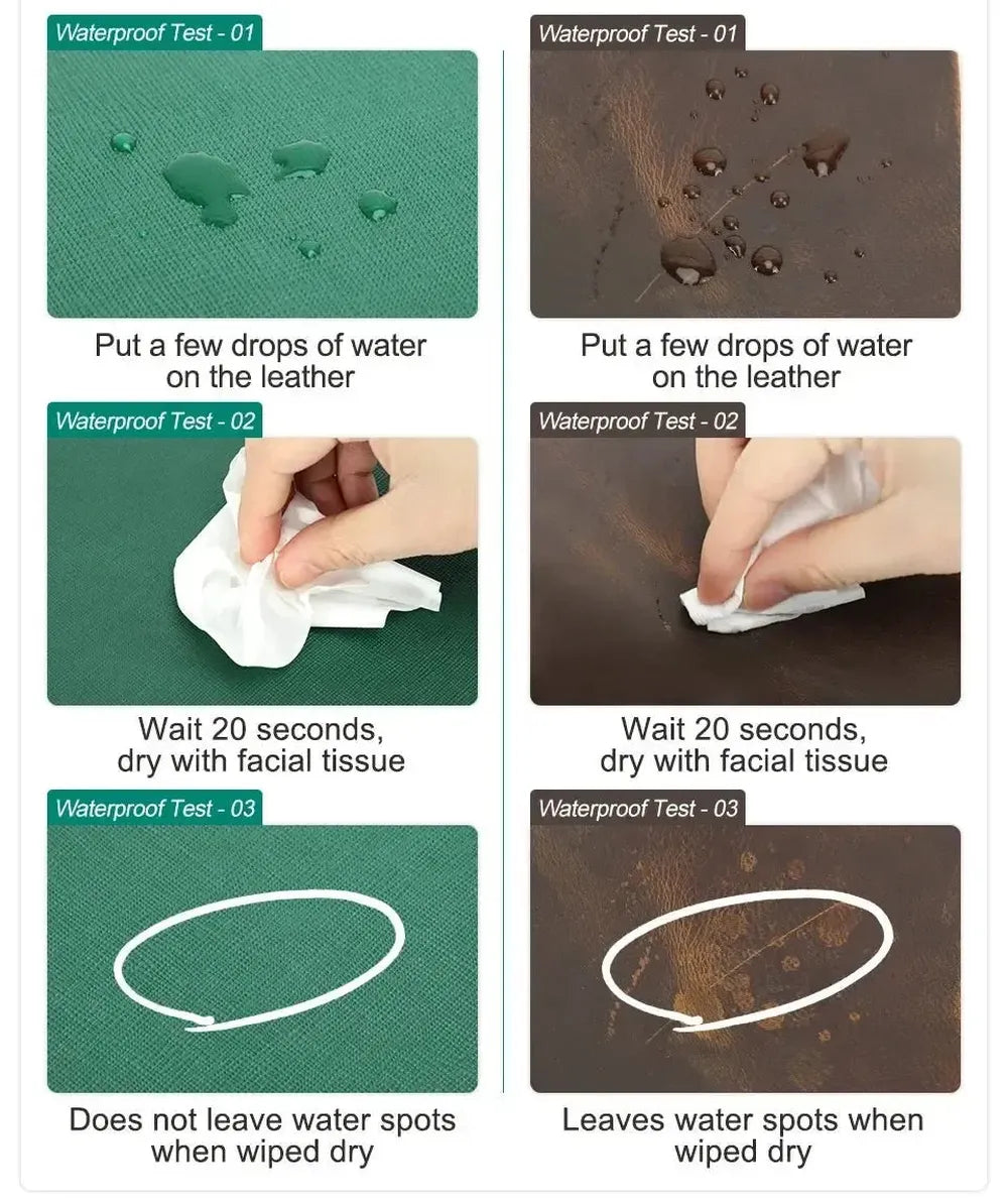 VivaPort Retro Leather Single Slot Watch Case Travel Pouch