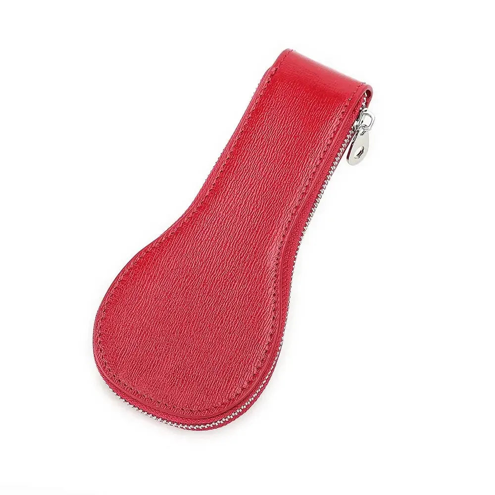 VivaPort Retro Leather Single Slot Watch Case Travel Pouch