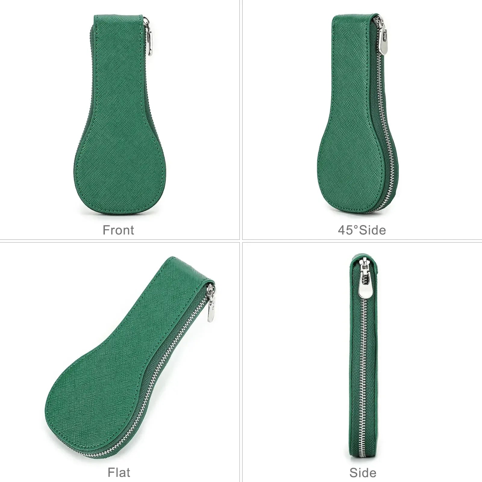 VivaPort Retro Leather Single Slot Watch Case Travel Pouch