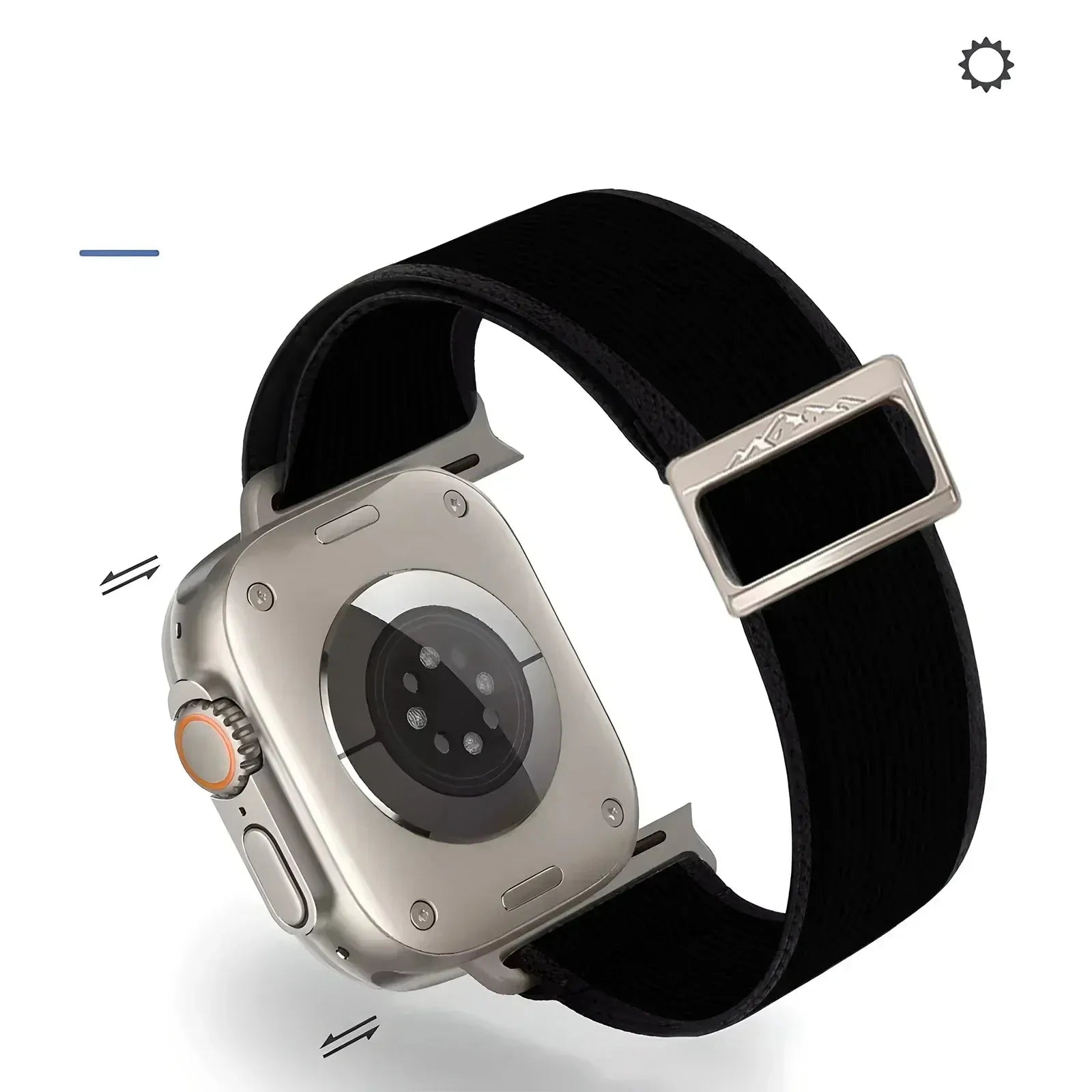 Woven Nylon Strap Compatible with Apple Watch 38–49mm