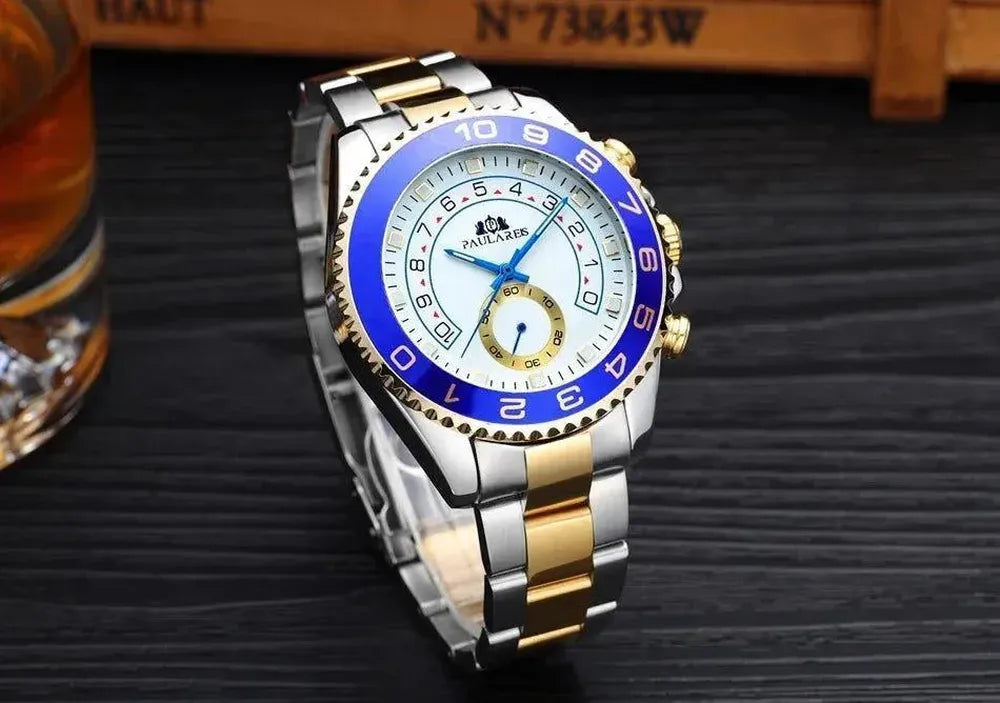 Yacht Sport Automatic Watch – Steel Bracelet 44mm-Paulareis-Viva Timepiece