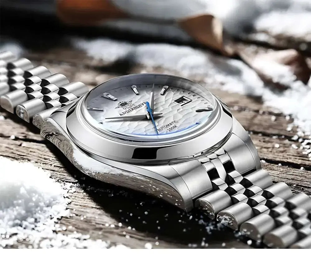 ADDIESDIVE 39mm Automatic Textured Dial Watch – Jubilee Bracelet-Addiesdive-Viva Timepiece