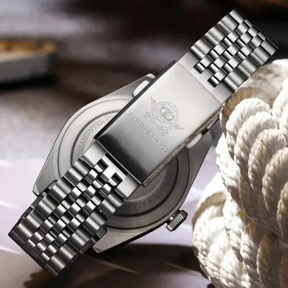 ADDIESDIVE 39mm GMT Quartz Diver Watch – Swiss Ronda 515-24H, 200M-ADDIESDIVE-Viva Timepiece