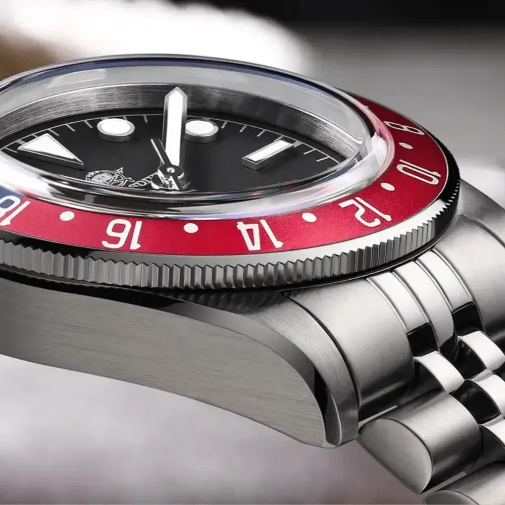 ADDIESDIVE 39mm GMT Quartz Diver Watch – Swiss Ronda 515-24H, 200M-ADDIESDIVE-Viva Timepiece