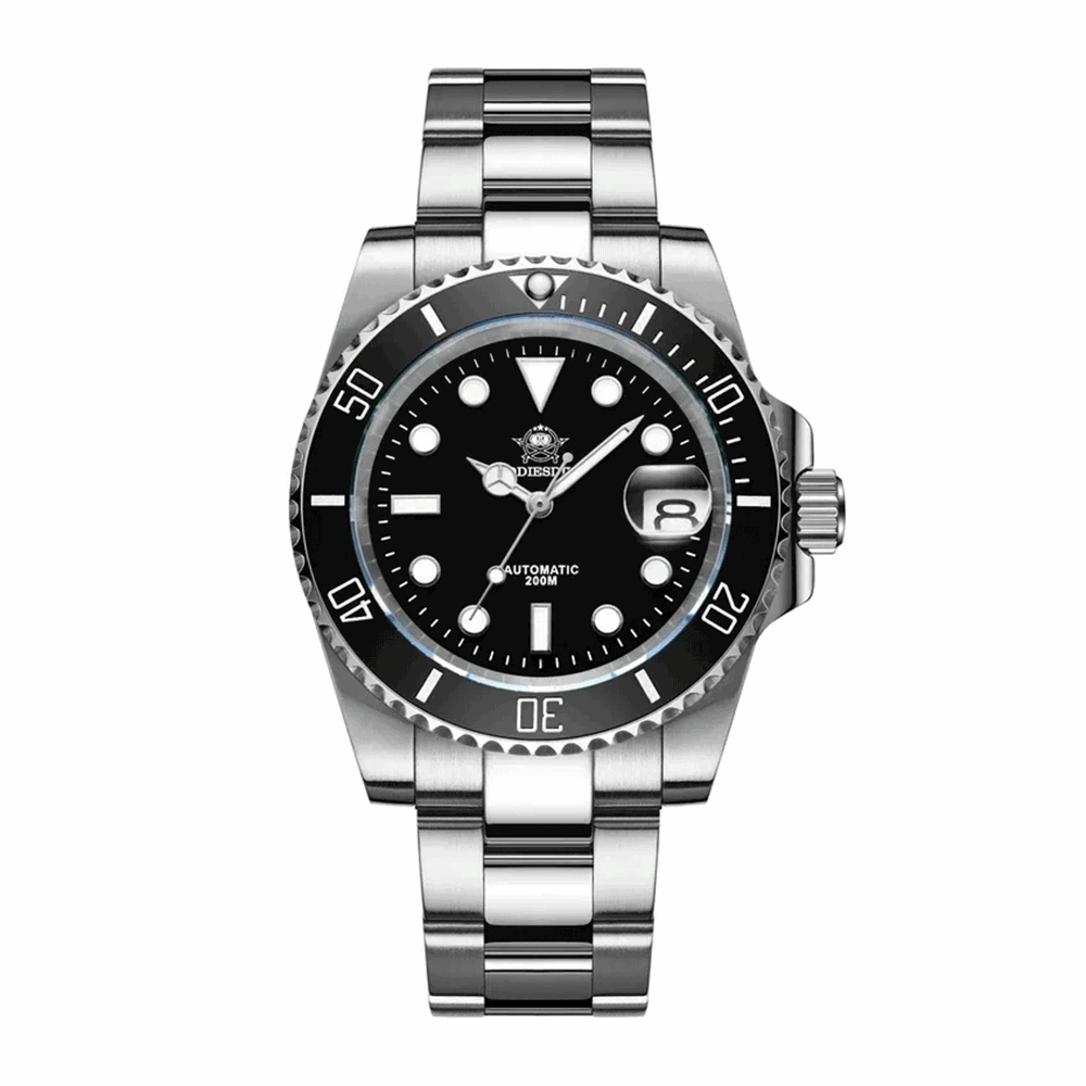 Addiesdive 41mm Automatic Diver Watch – Sapphire Crystal, Ceramic Bezel, NH35-Addiesdive-Viva Timepiece