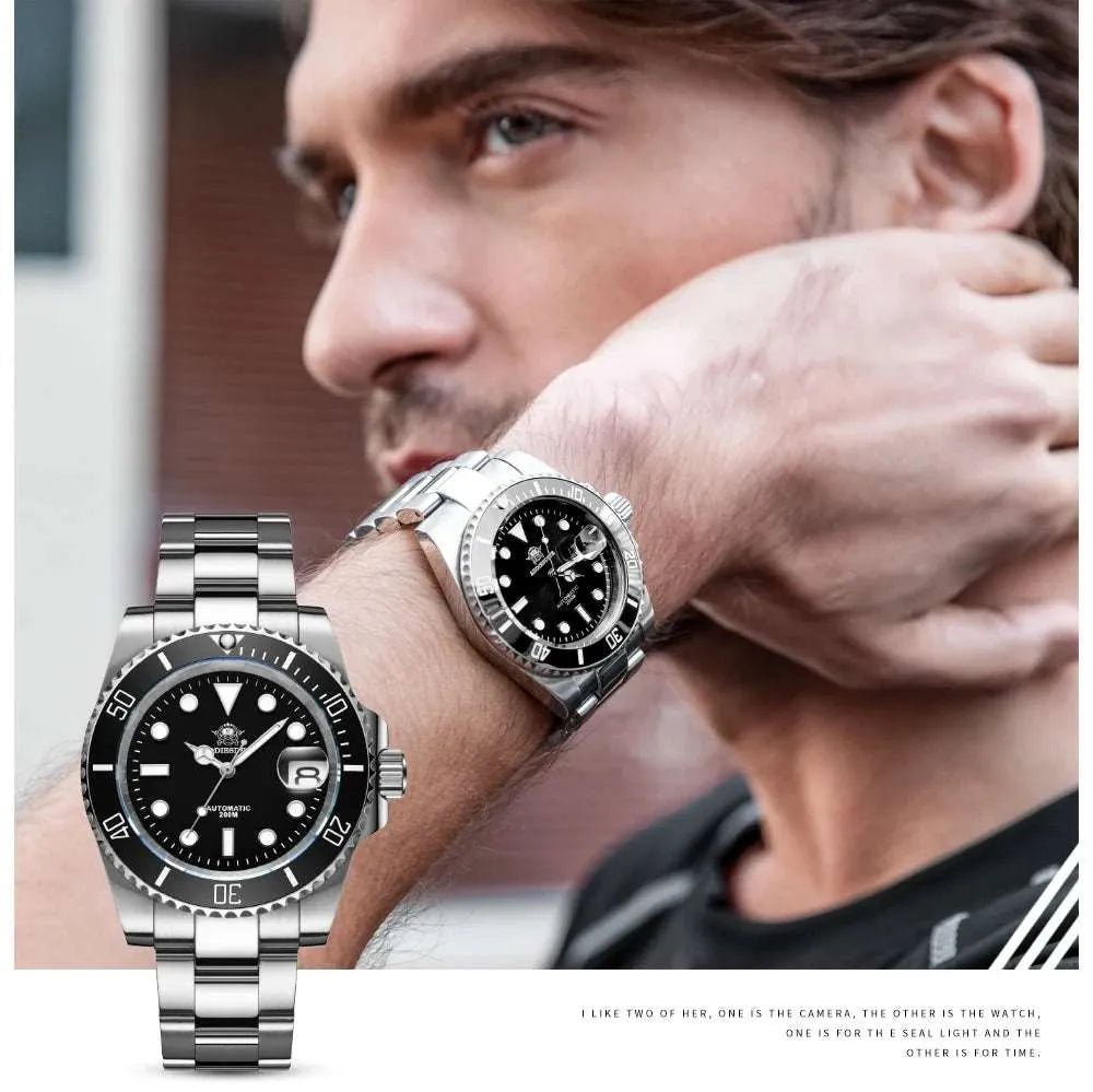 Addiesdive 41mm Automatic Diver Watch – Sapphire Crystal, Ceramic Bezel, NH35-Addiesdive-Viva Timepiece