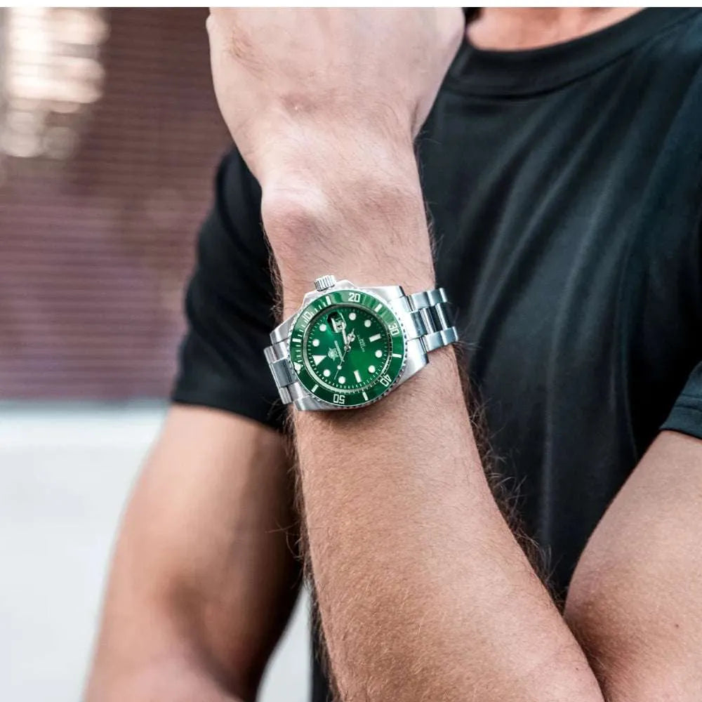 Addiesdive 41mm Automatic Diver Watch – Sapphire Crystal, Ceramic Bezel, NH35-Addiesdive-Viva Timepiece