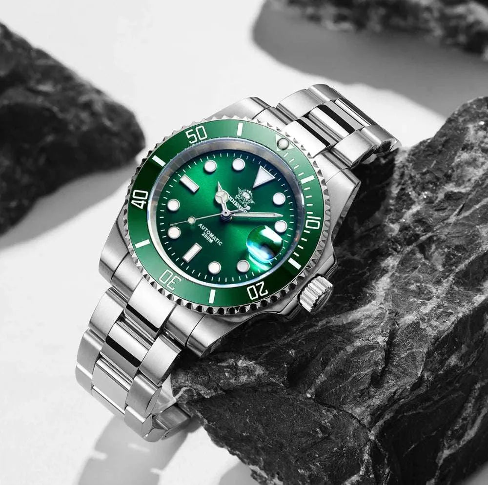 Addiesdive 41mm Automatic Diver Watch – Sapphire Crystal, Ceramic Bezel, NH35-Addiesdive-Viva Timepiece