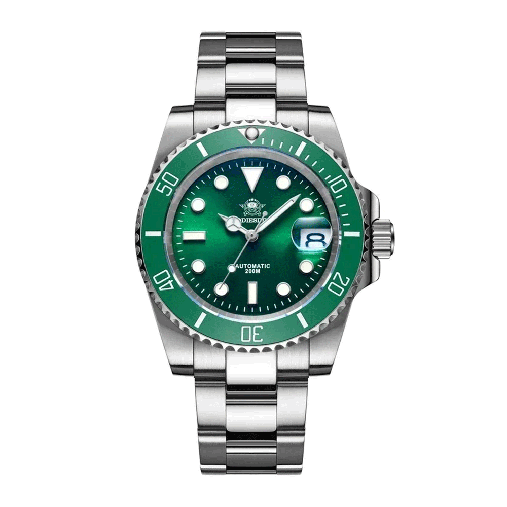 Addiesdive 41mm Automatic Diver Watch – Sapphire Crystal, Ceramic Bezel, NH35-Addiesdive-Viva Timepiece